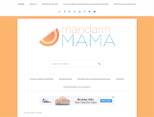 Tablet Screenshot of mandarinmama.com